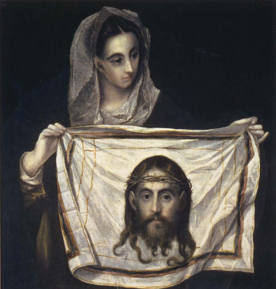 St Veronica  Holding the Veil